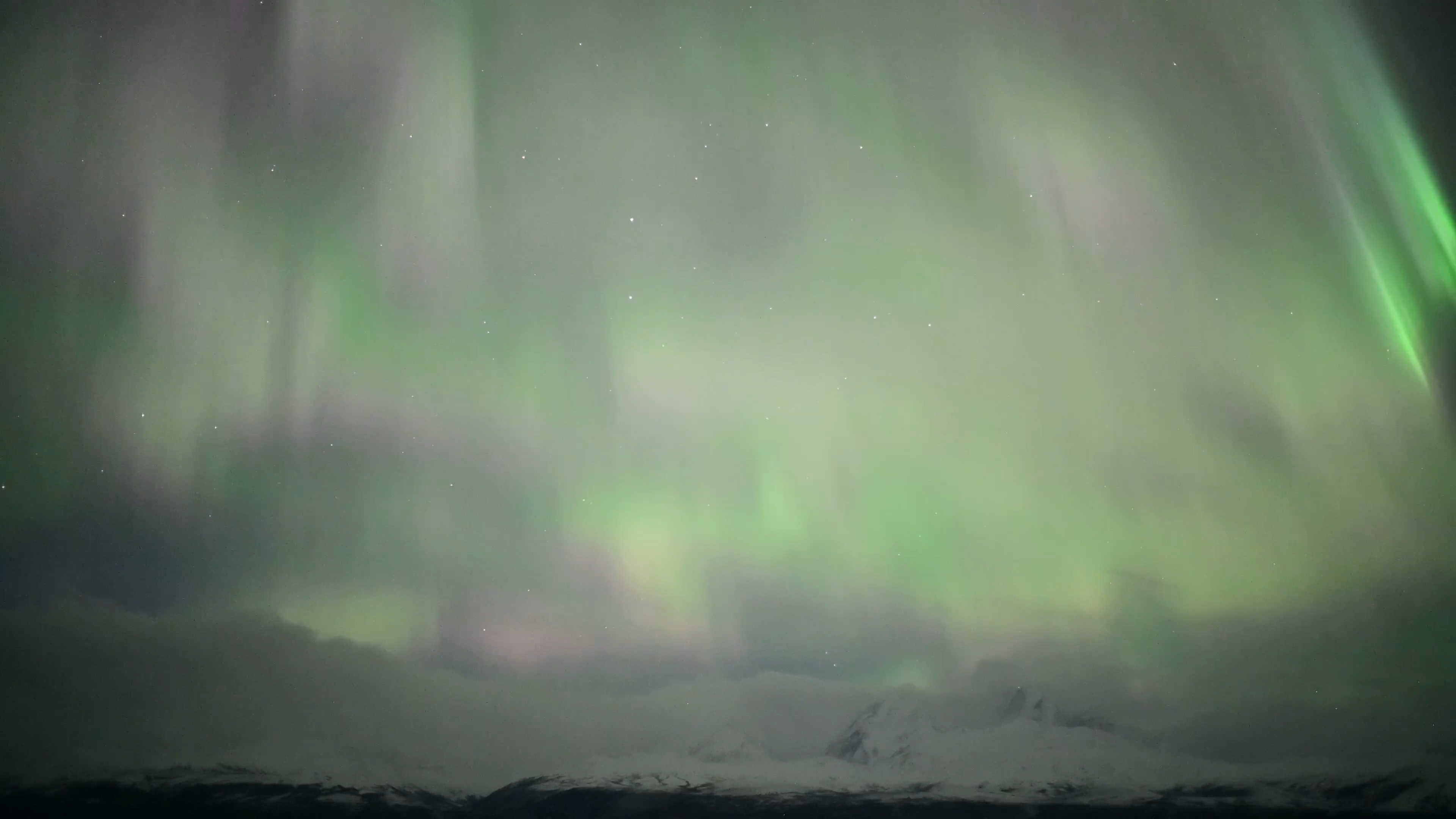 Real time video of pulsating aurora borealis from Alaska.